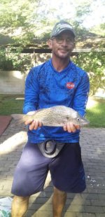 Villa Mia care taker Phillip Olivier with a nice grunter.jpeg